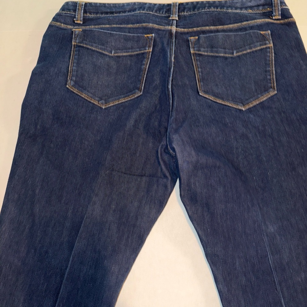 Lands End Jeans Women's Size 12 Dark Denim - Picture 5 of 8